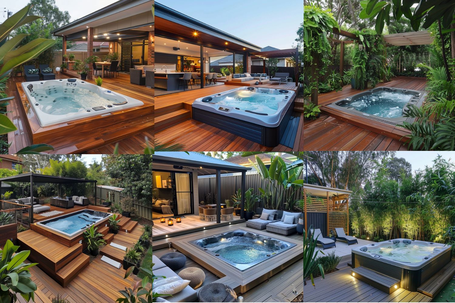 Backyard Swim Spa Deck Ideas: Designs, Materials &amp; Maintenance Tips ...