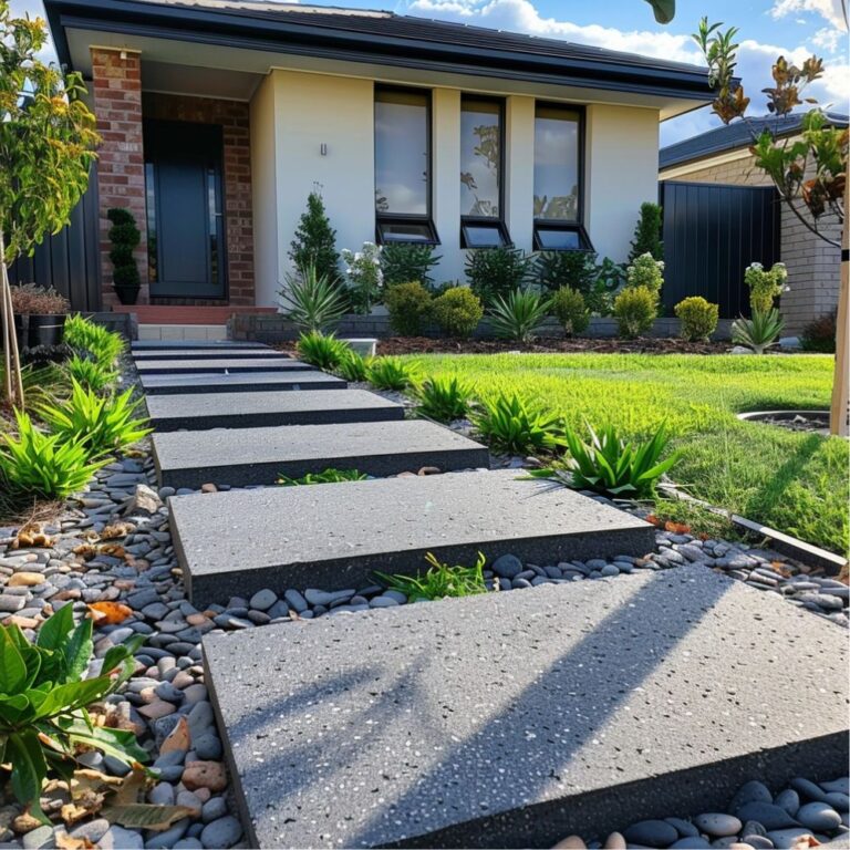 Cheap Simple Front Yard Landscaping Ideas on a Budget | Constructionify