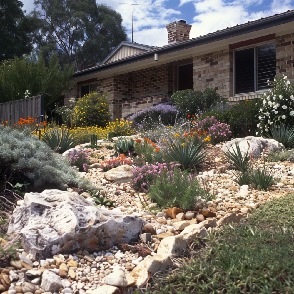 landscaping with rocks