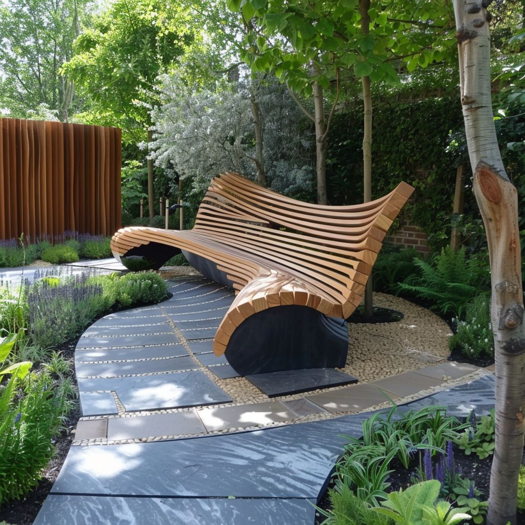 accessible garden design rest areas