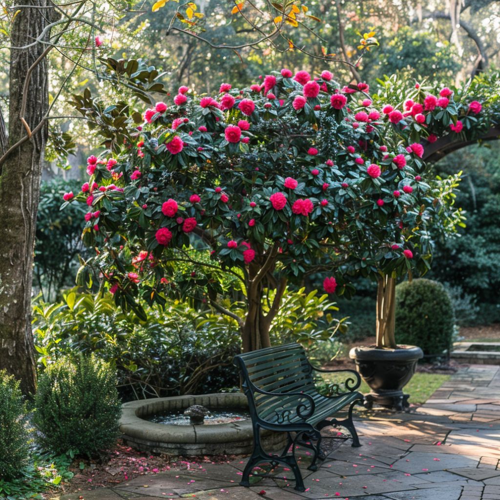 camellia landscaping focal points