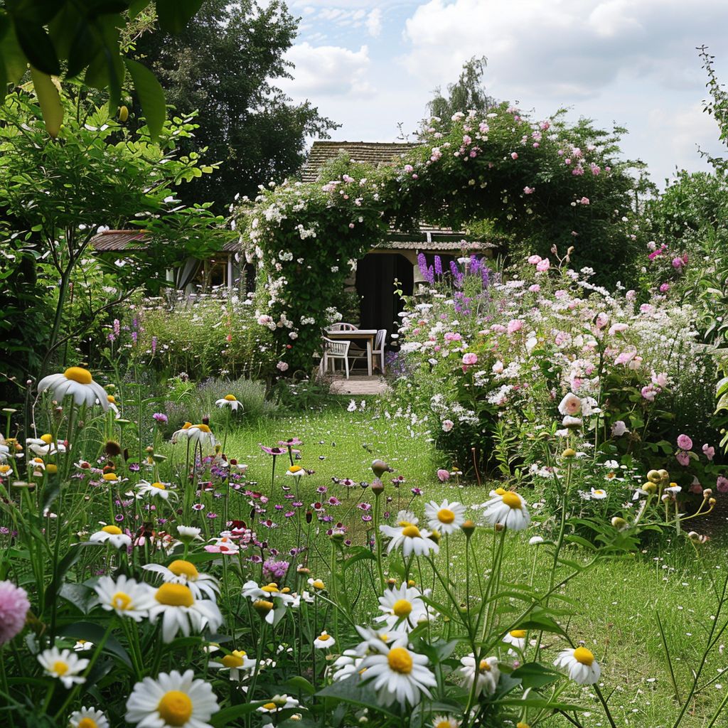 country garden incorporate native plants