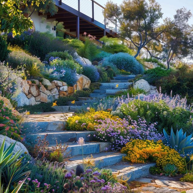 drought tolerant garden concept