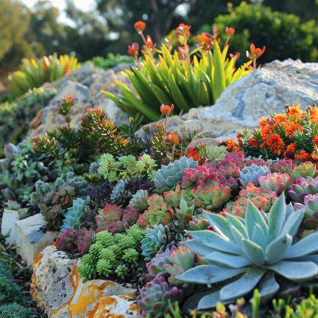 drought tolerant rockeries