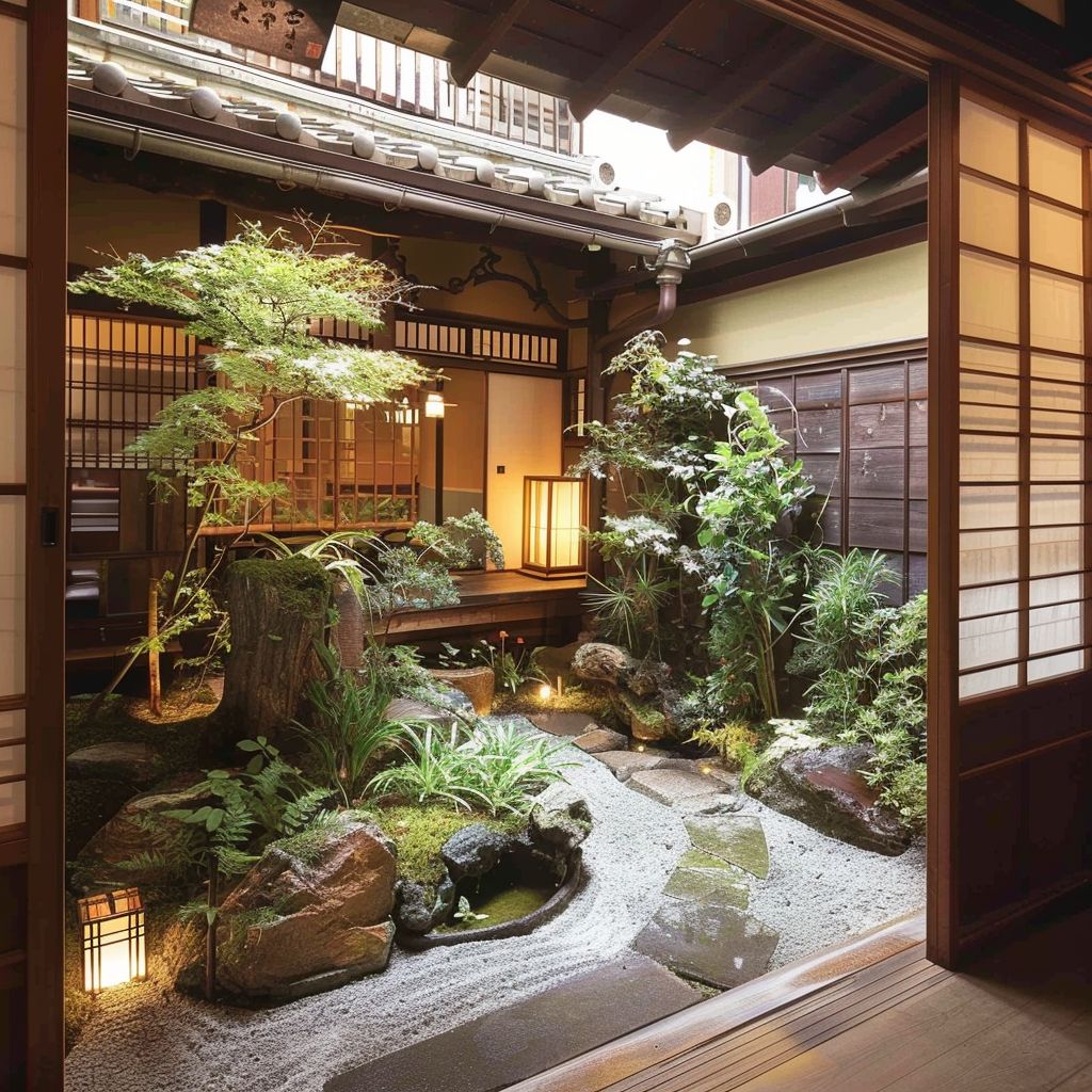 japanese garden courtyard garden