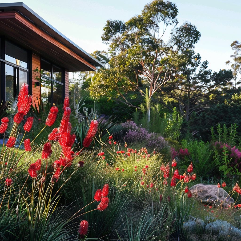 native australian colourful flowering natives