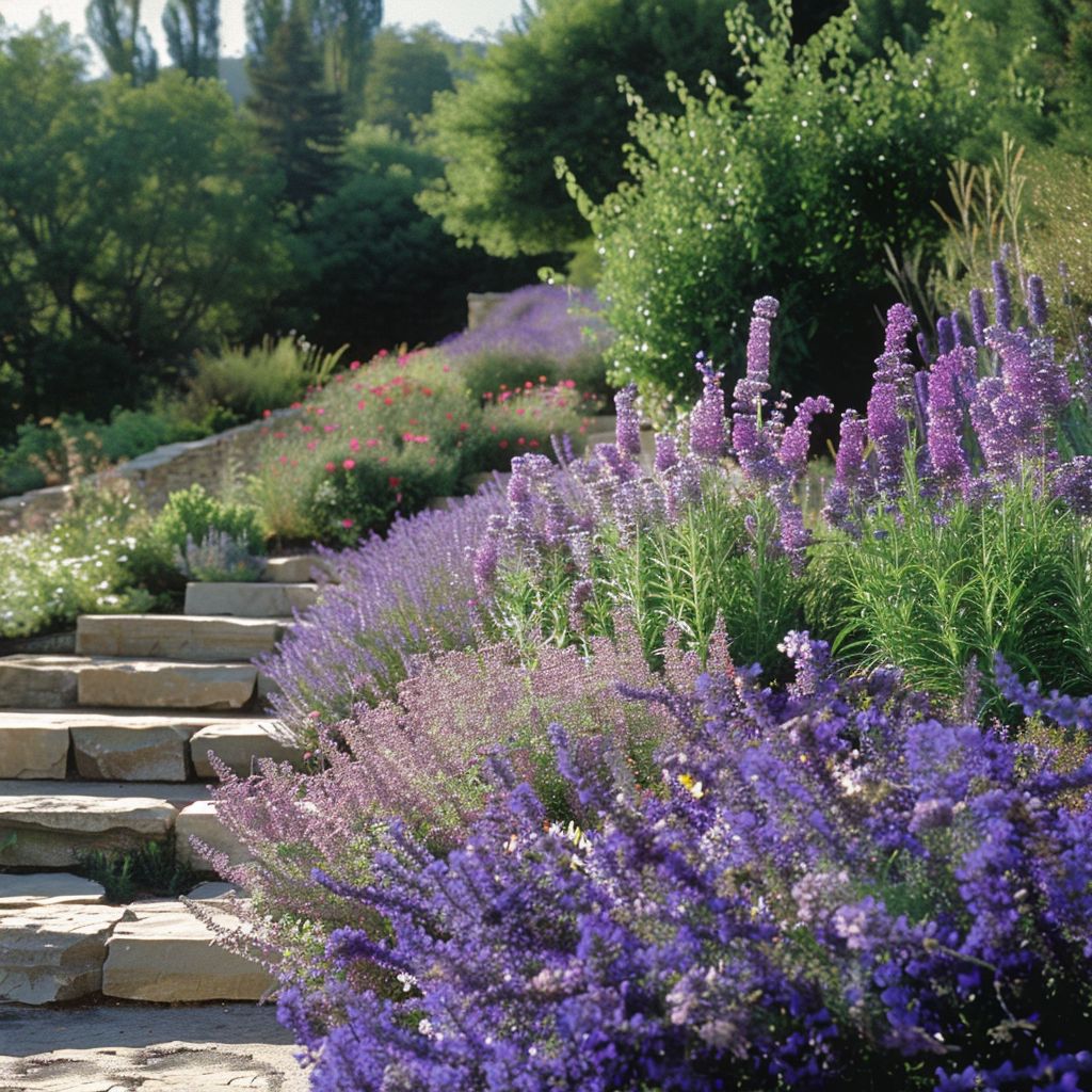 perennial garden salvia