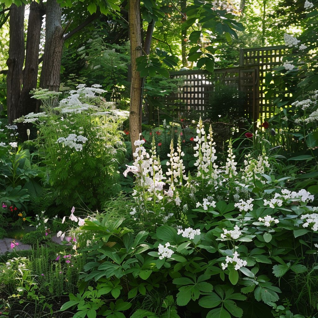 perennial garden shade garden