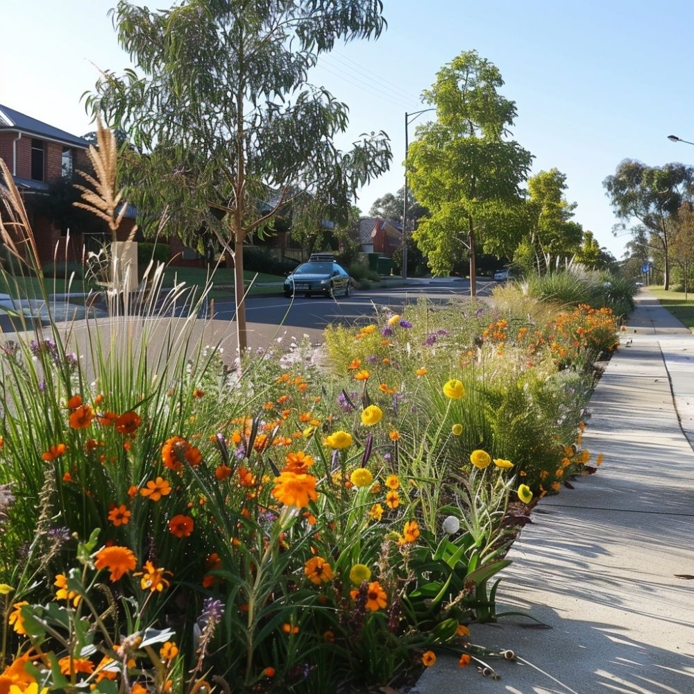 plants nature strip landscaping