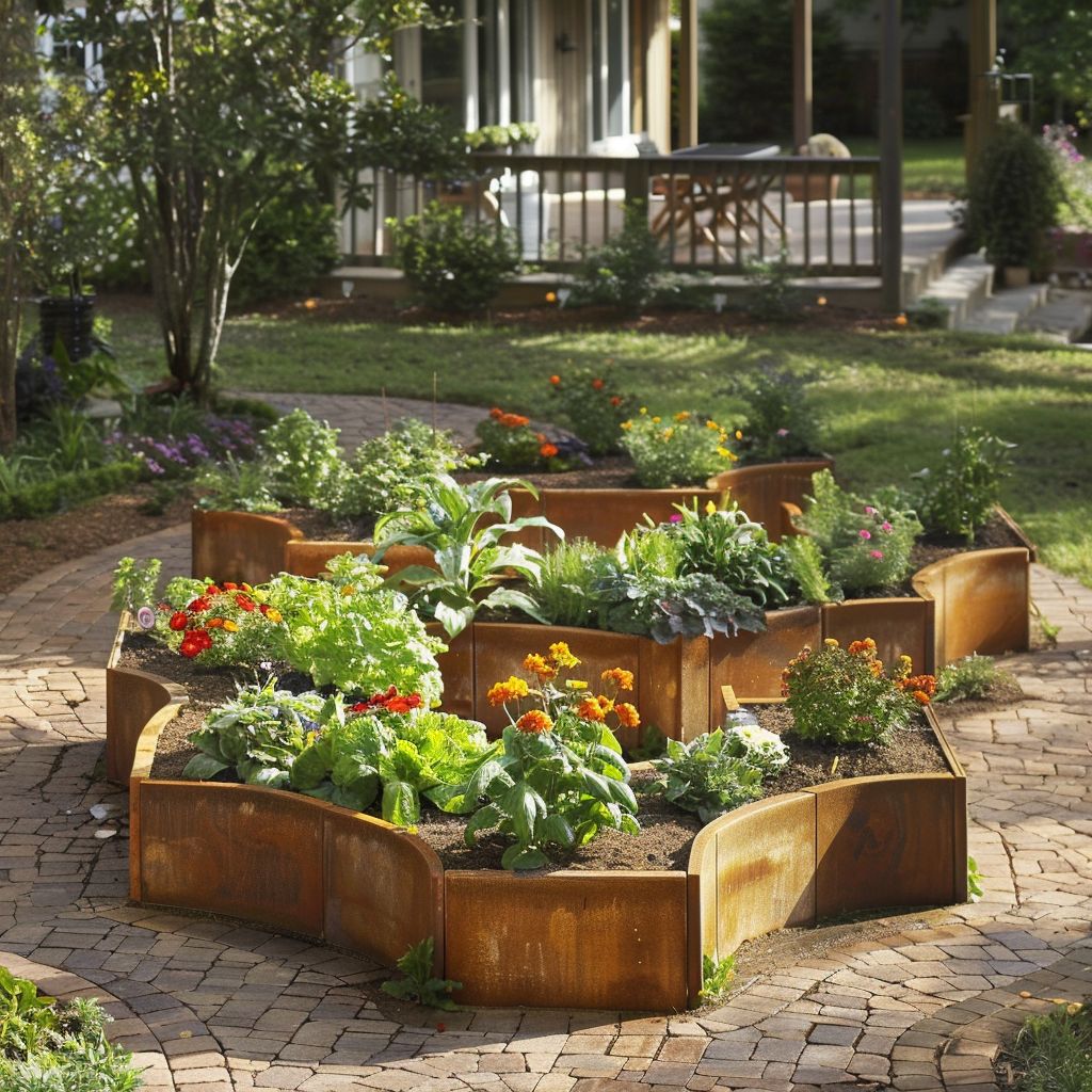 raised bed garden ideal shape