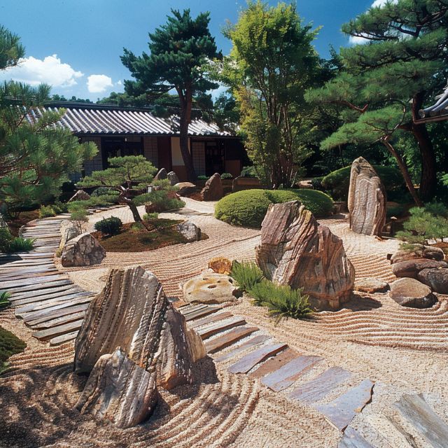 rock garden ideas japan