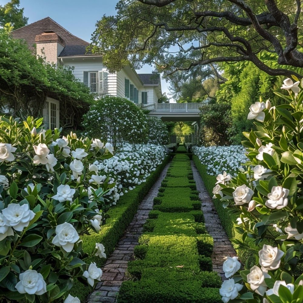 romantic gardenia landscaping