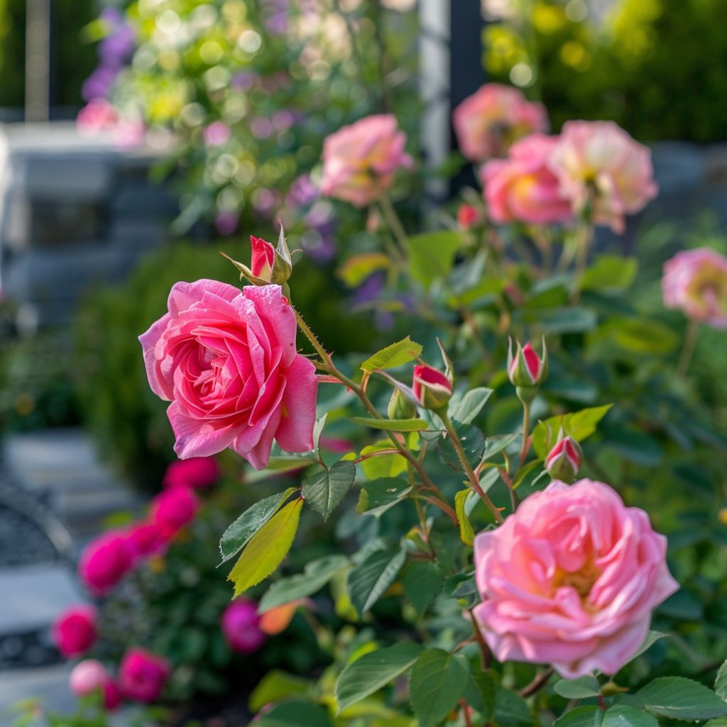 rose garden prune