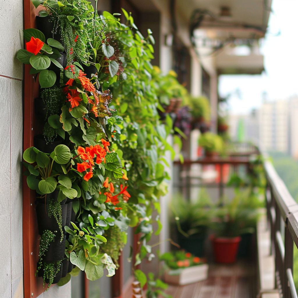 balcony rooftop garden vertical gardening