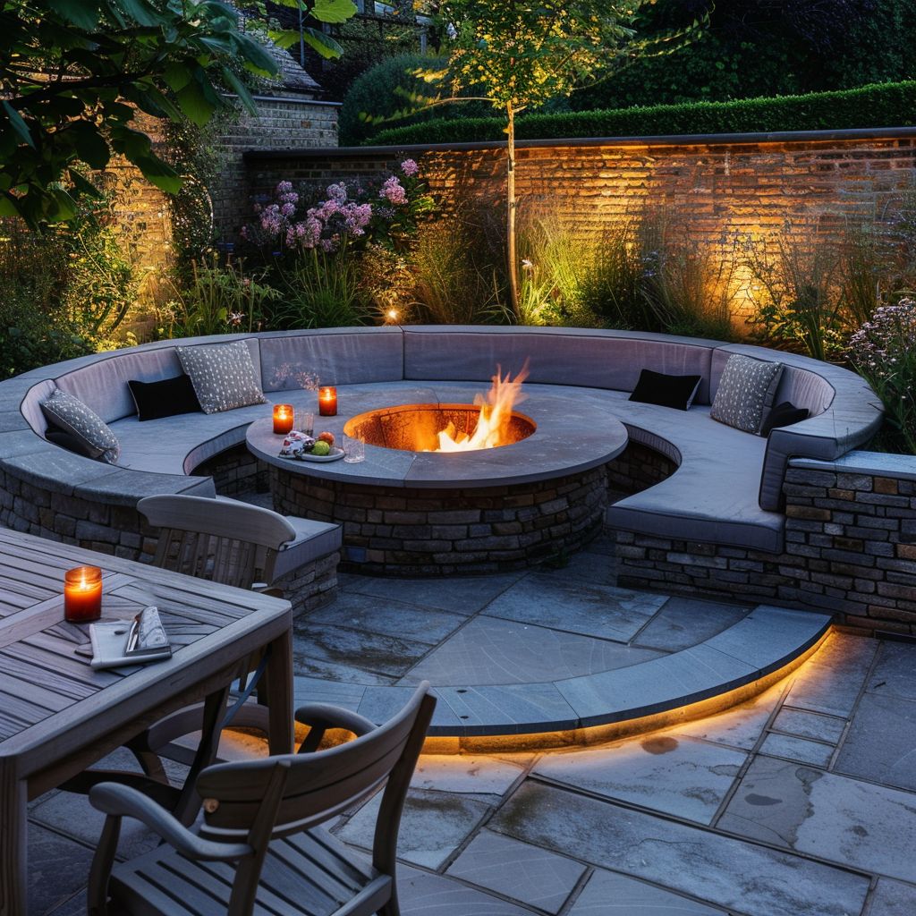 contemporary garden outdoor space