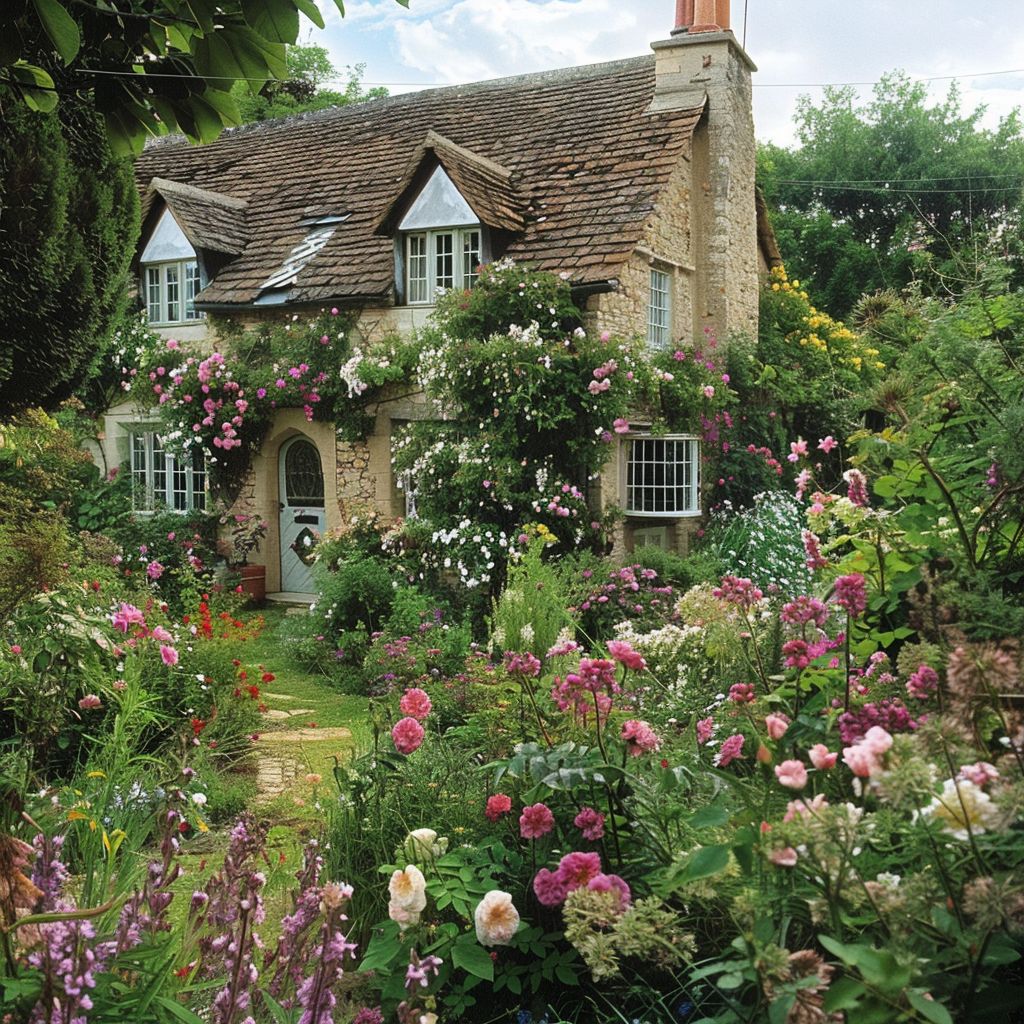 cottage garden creating colour schemes