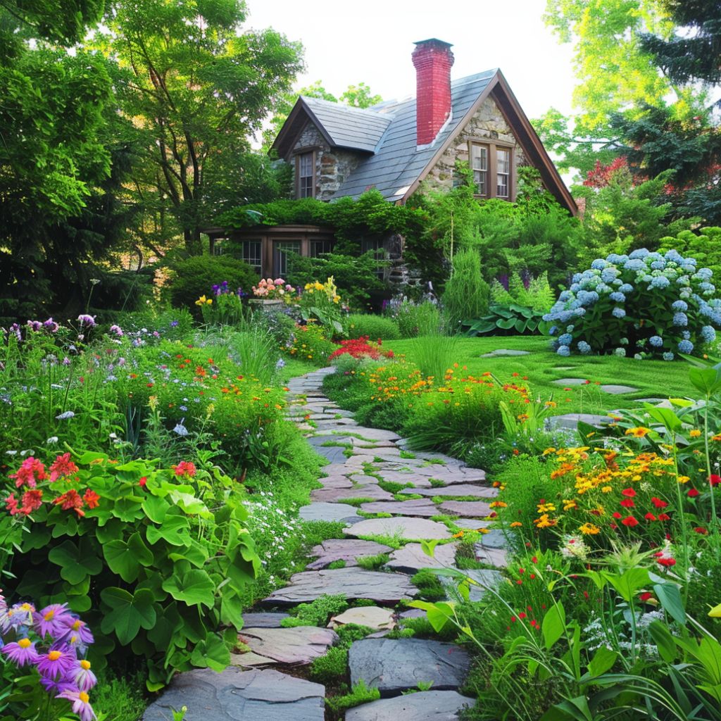 cottage garden designing pathways and layouts