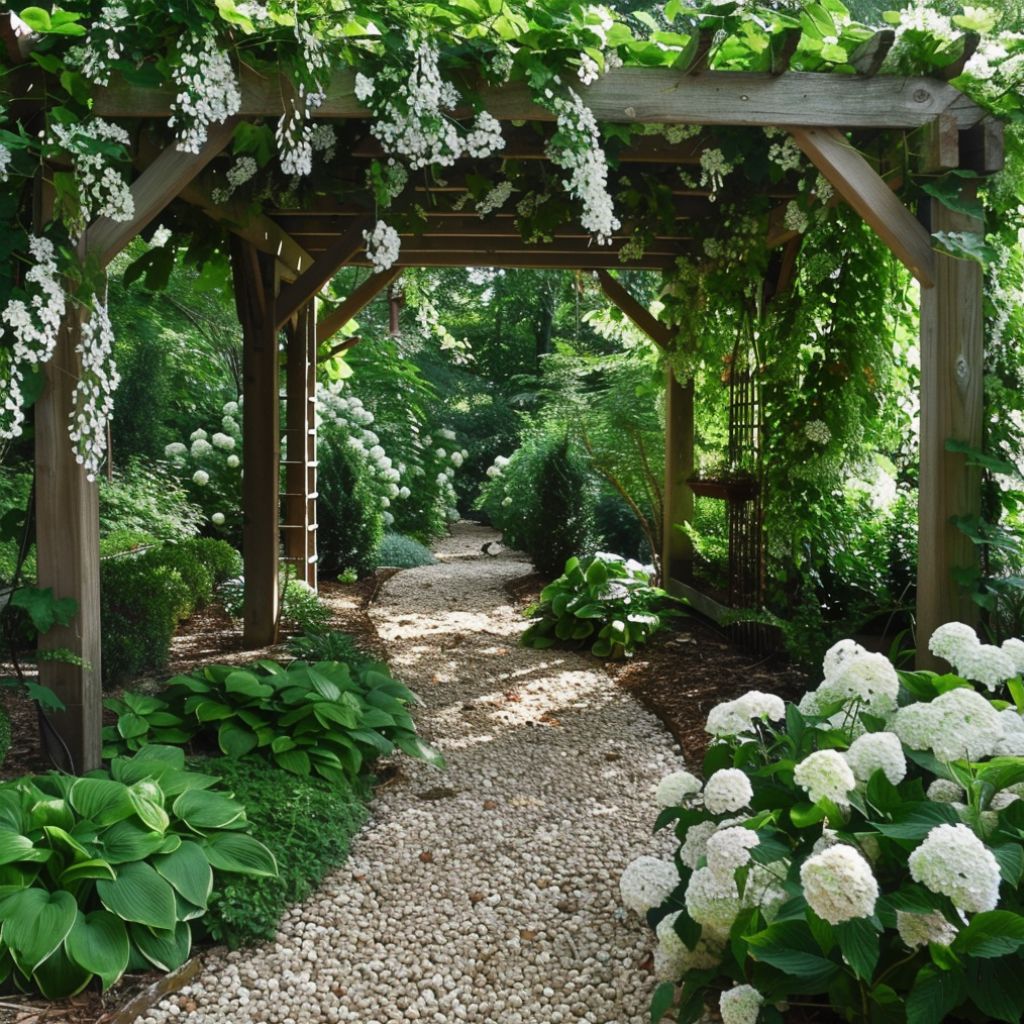 shade garden annuals and vines