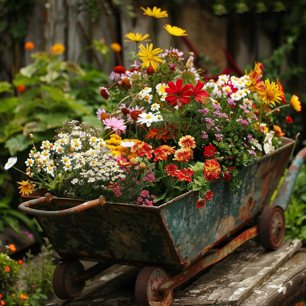 spring garden creative planter ideas