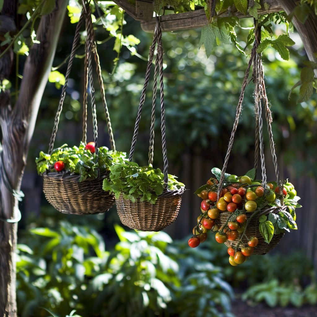 vegetable garden hanging gardens