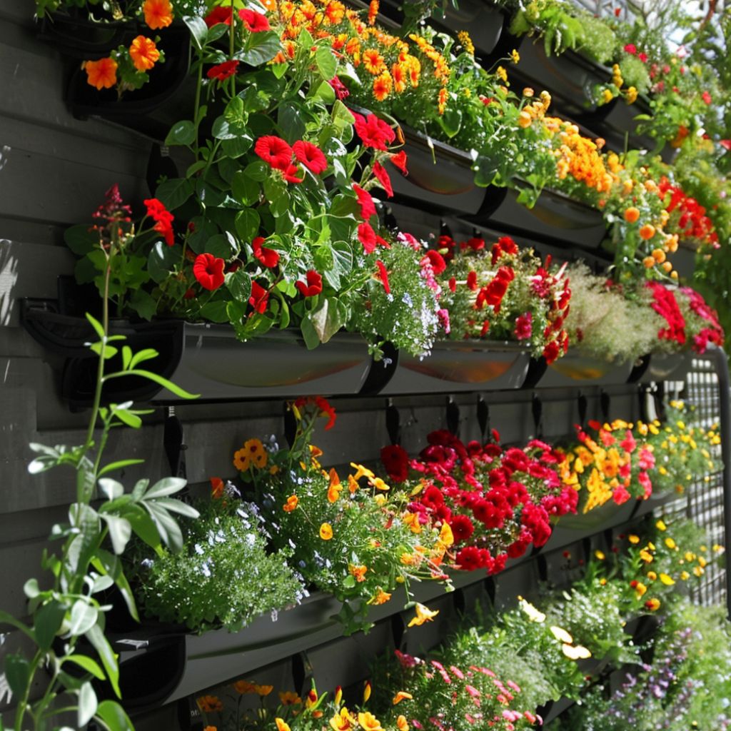 vertical gardening freestanding structures